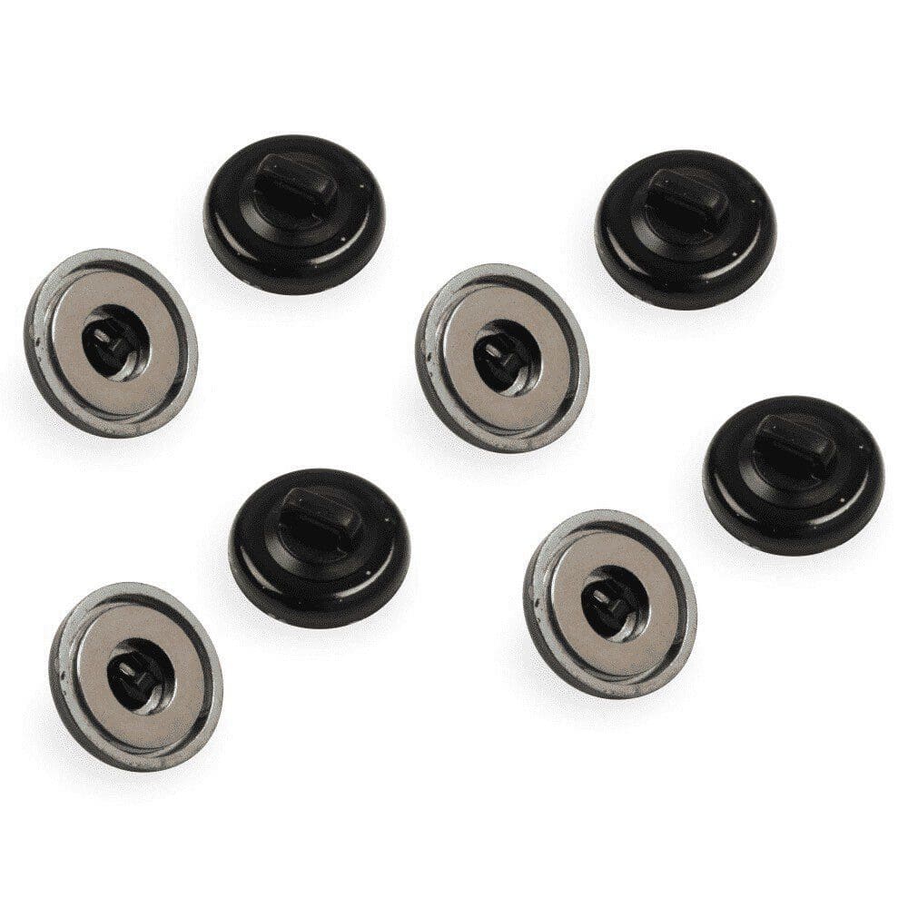 Mr Gasket 3741G Black Magnetic Large Cable Tie - Pack Of 8