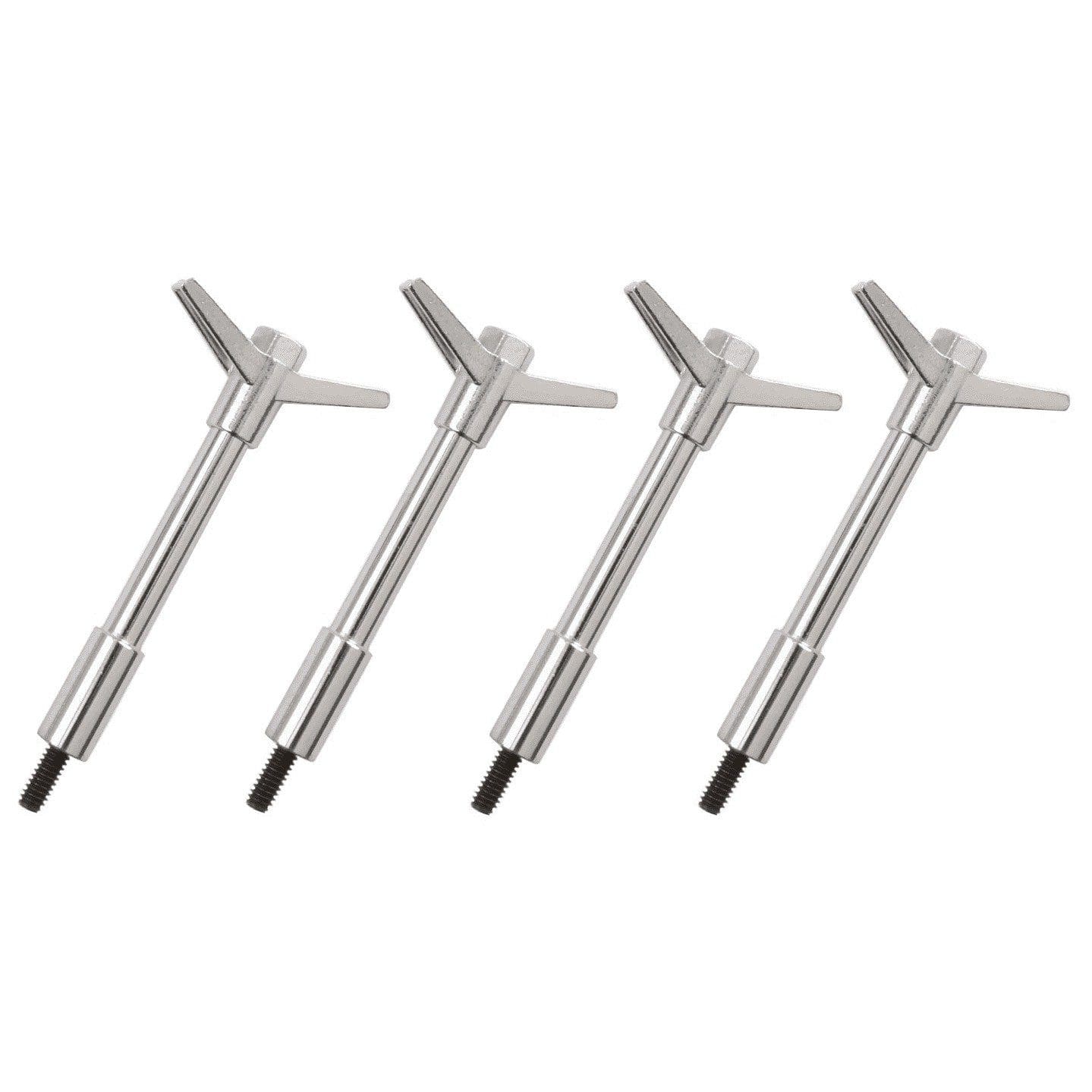 Chrome Deluxe Style Y Wing Bolts For Valve Covers - 4" Long 1/4"-20 x 1-3/8"