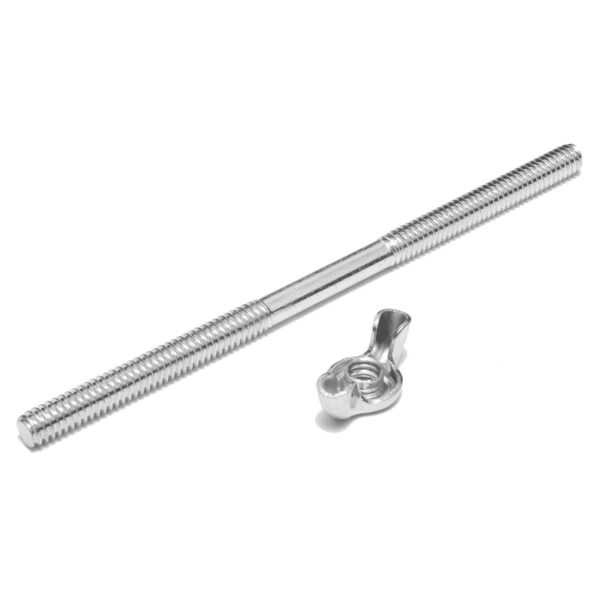 4" Air Cleaner Stud With Wing Nut 1/4"20 Edelbrock Holley John