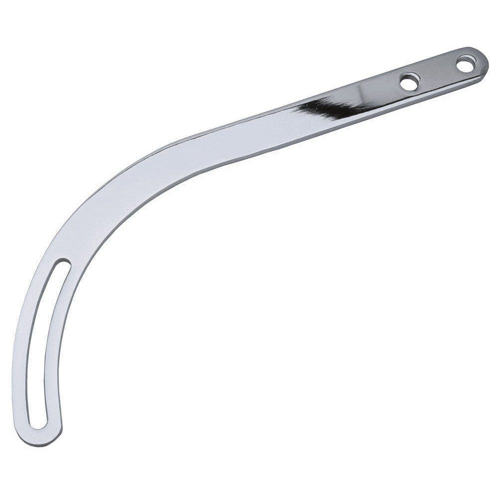 Chrome Alternator / Generator Arm - Universal 14" x 1" Bracket