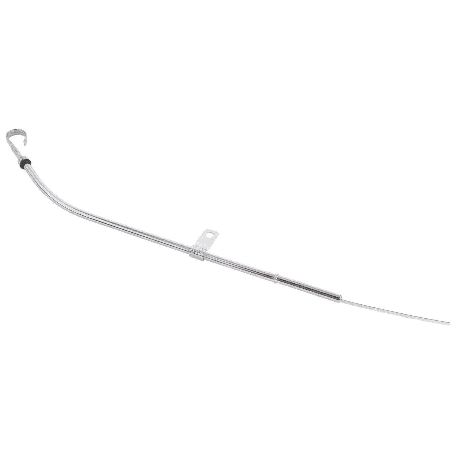 Chrome Engine Oil Dipstick & Tube - 1980-85 SB Small Block Chevy 305-350