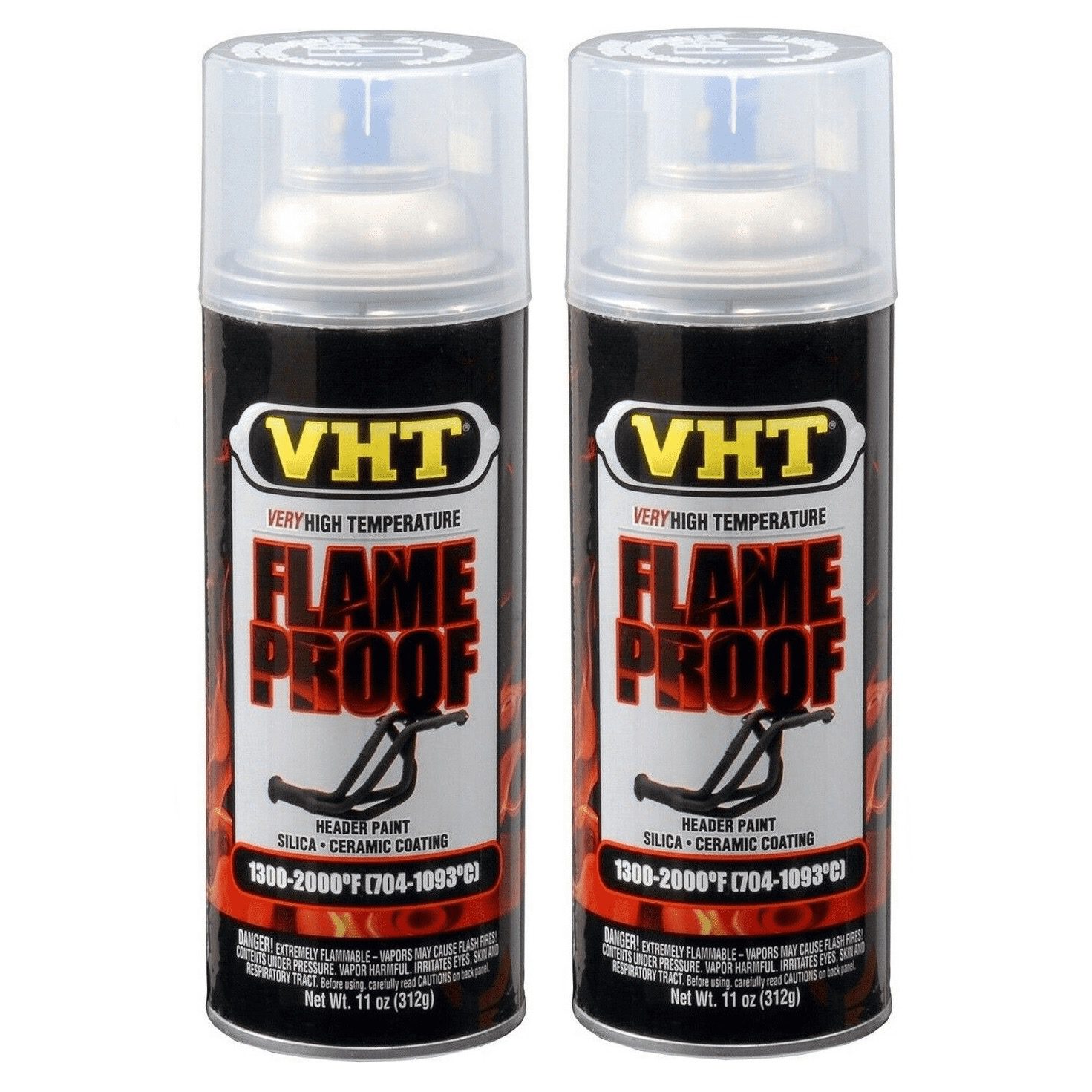 VERY HIGH TEMPERATURE VHT Flameproof Ceramic Coating SP102 Flat Black 11 oz  Spray