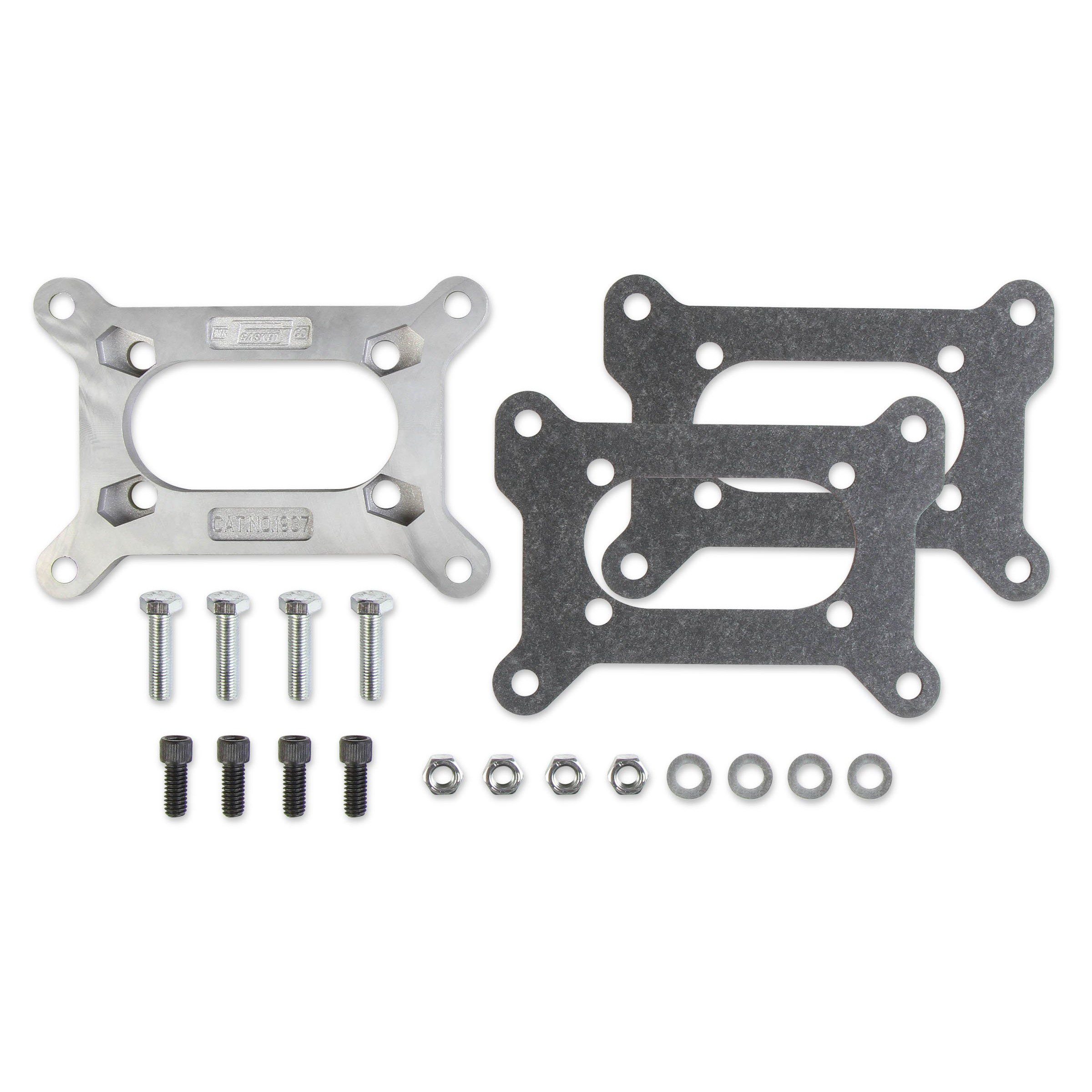 Mr Gasket 1937MRG Carb Adapter Kit Large Holley 2Barrel to Small