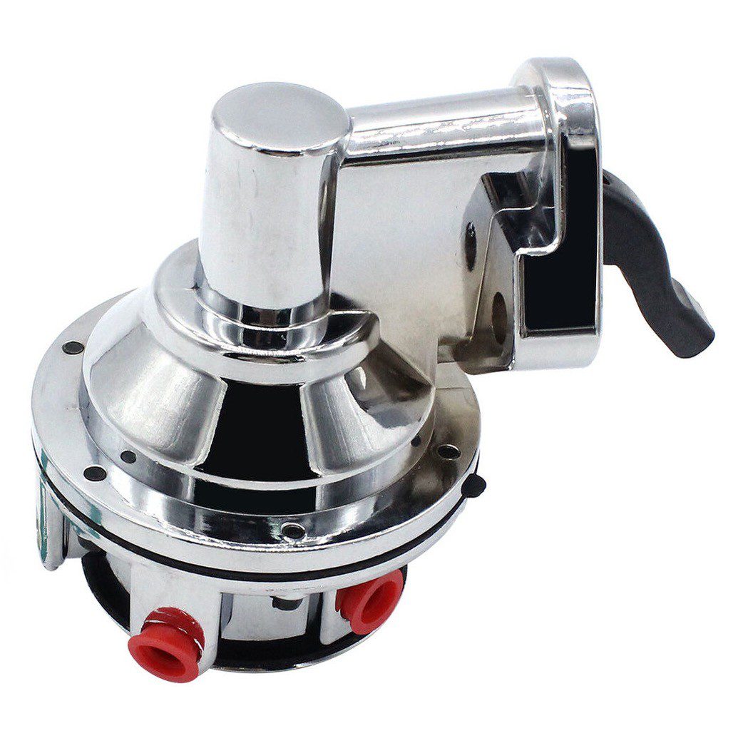 Chrome Mechanical Fuel Pump SB Small Block Chevy 265400 John