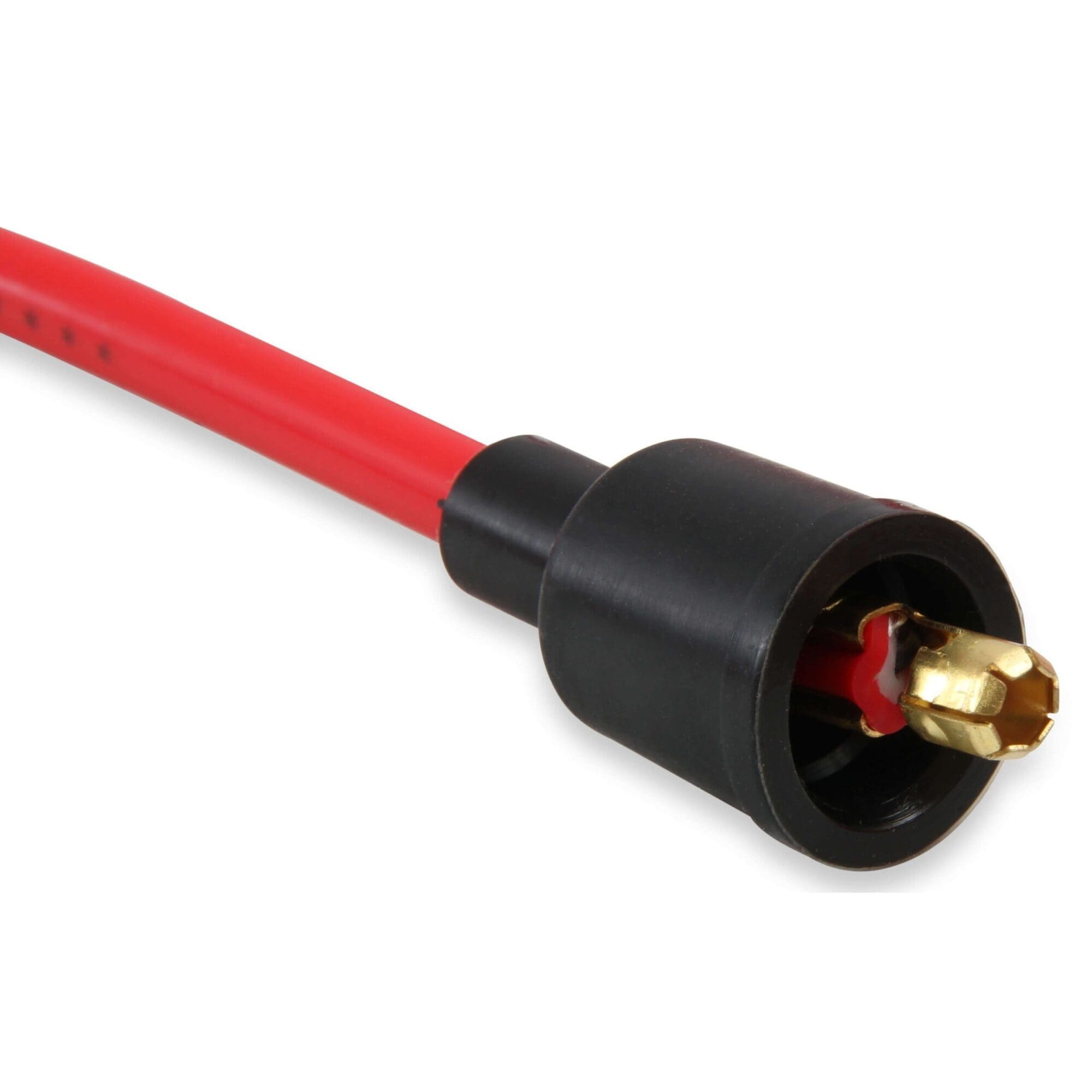 Accel 4041R Super Stock Universal 8mm Spark Plug Lead / Wire Set - Red 90° Boots - Image 3
