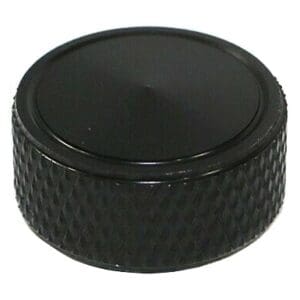 Black Knurled Air Cleaner / Air Filter Nut - 1/4"-20