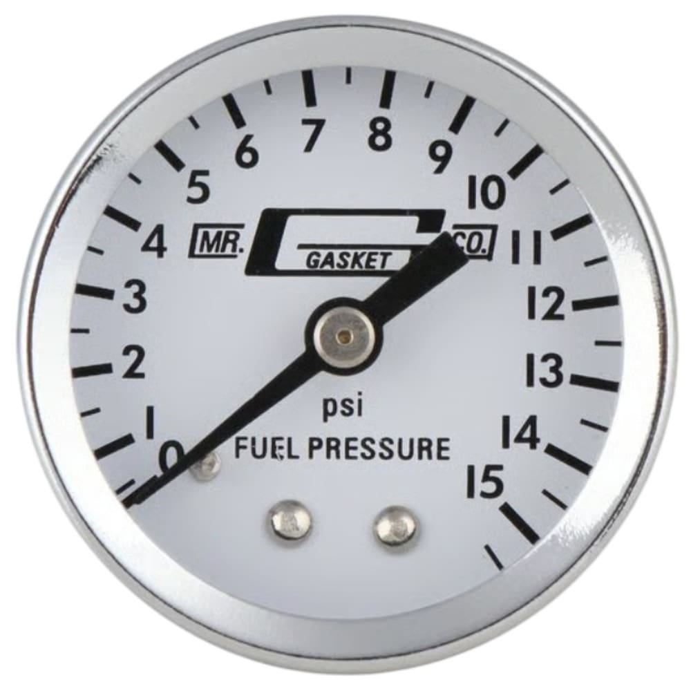 Mr Gasket 1561 Fuel Pressure Gauge 0-15 PSI