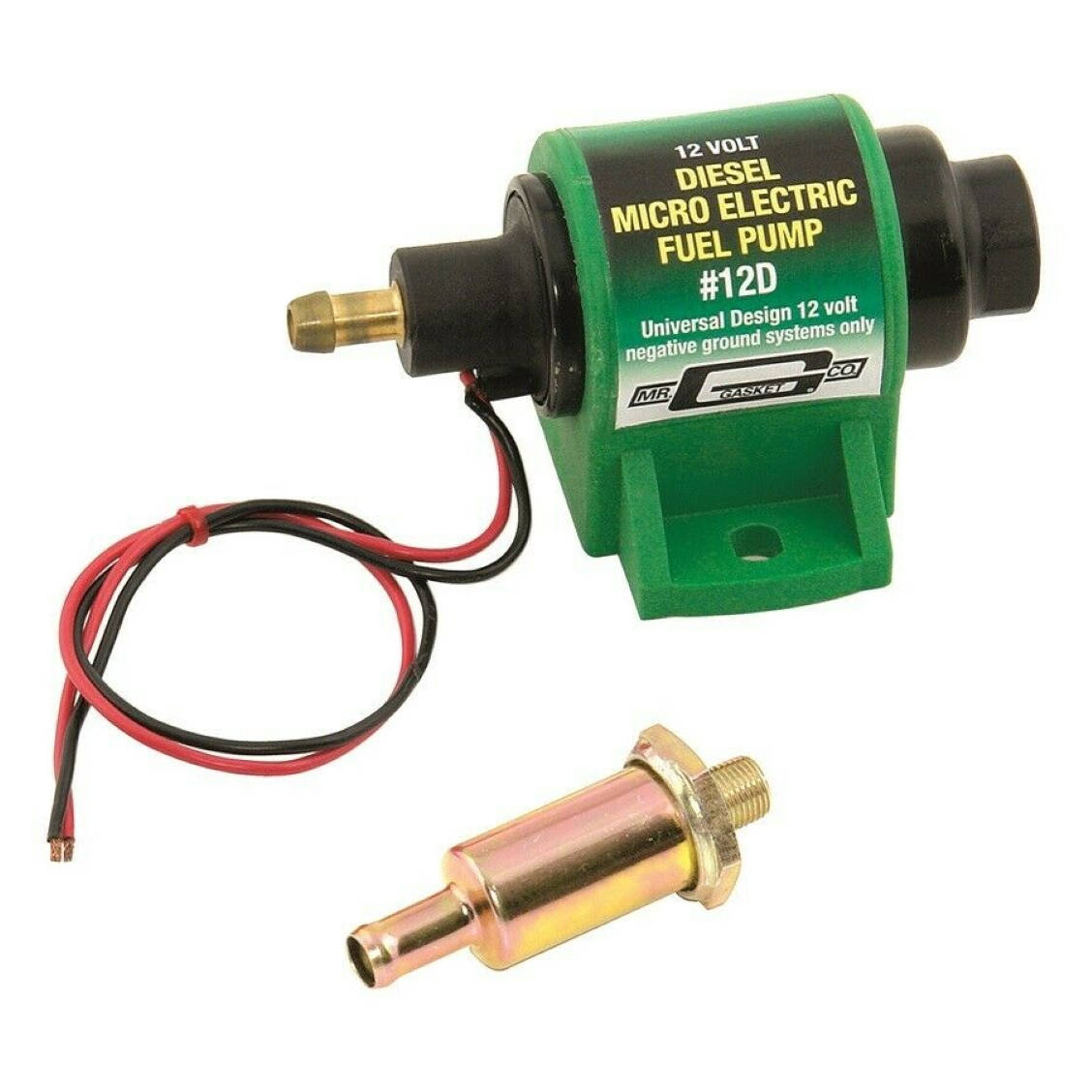 Mr Gasket 12D Micro Electric Fuel Pump John Woolfe Racing