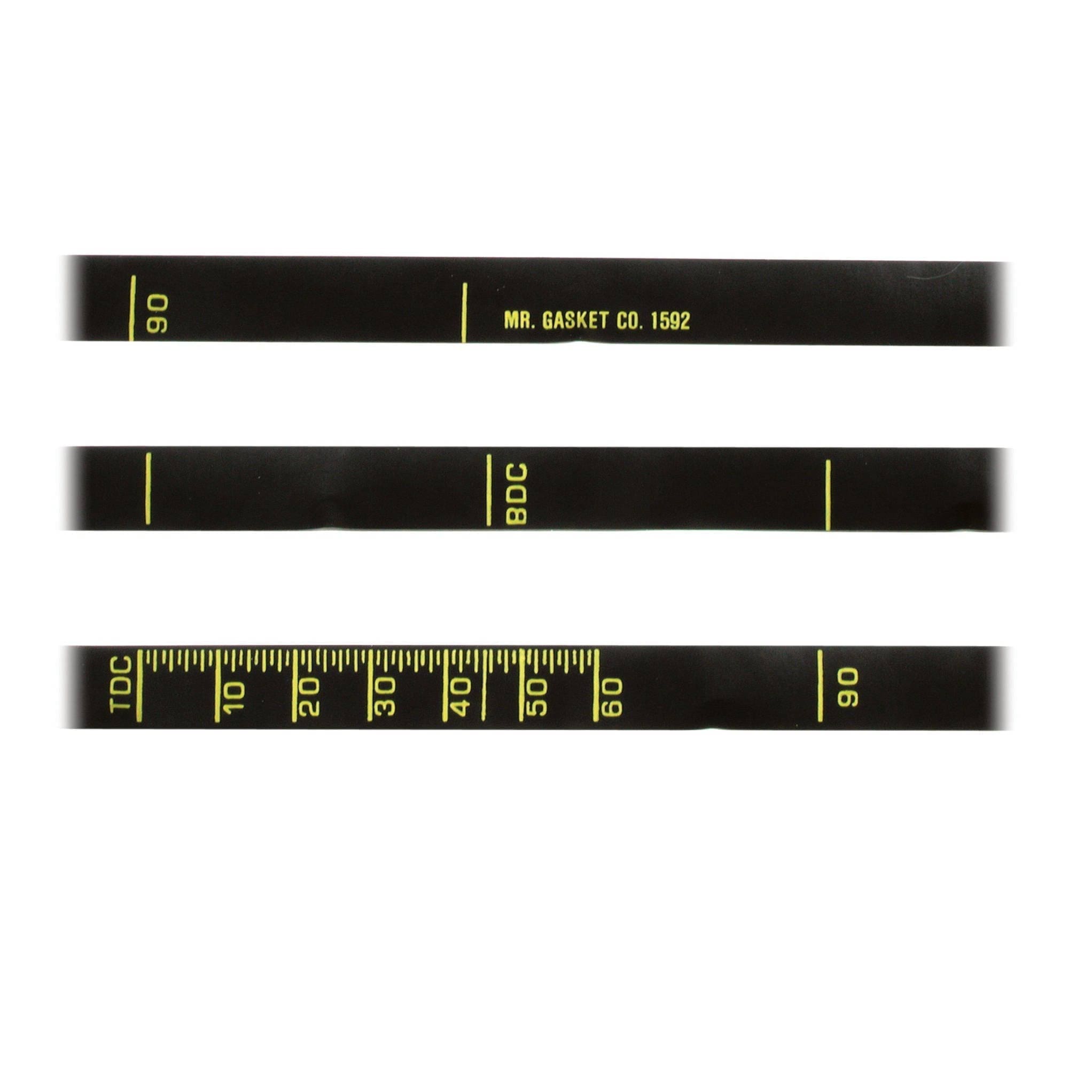 Mr Gasket 1592 Timing Tape For Small Block Chevrolet With 6" Balancer