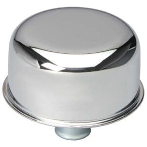 Chrome Valve Cover Breather - 3/4" Neck - Push In / Push On Style