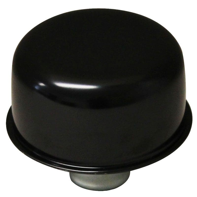 Black Valve Cover Breather - 1" Neck - Push In / Push On Style