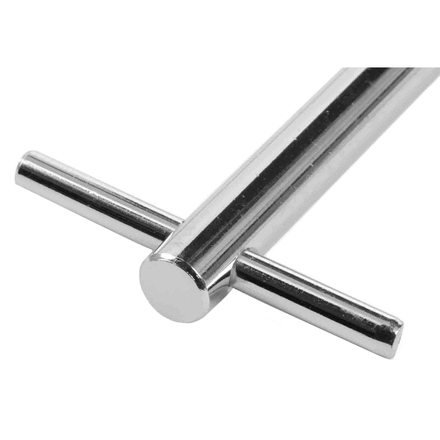 Chrome T-Bar Wing Nuts / Bolts For Valve Covers - 5" Long 1/4"-20 x 1-3/8" - Image 2