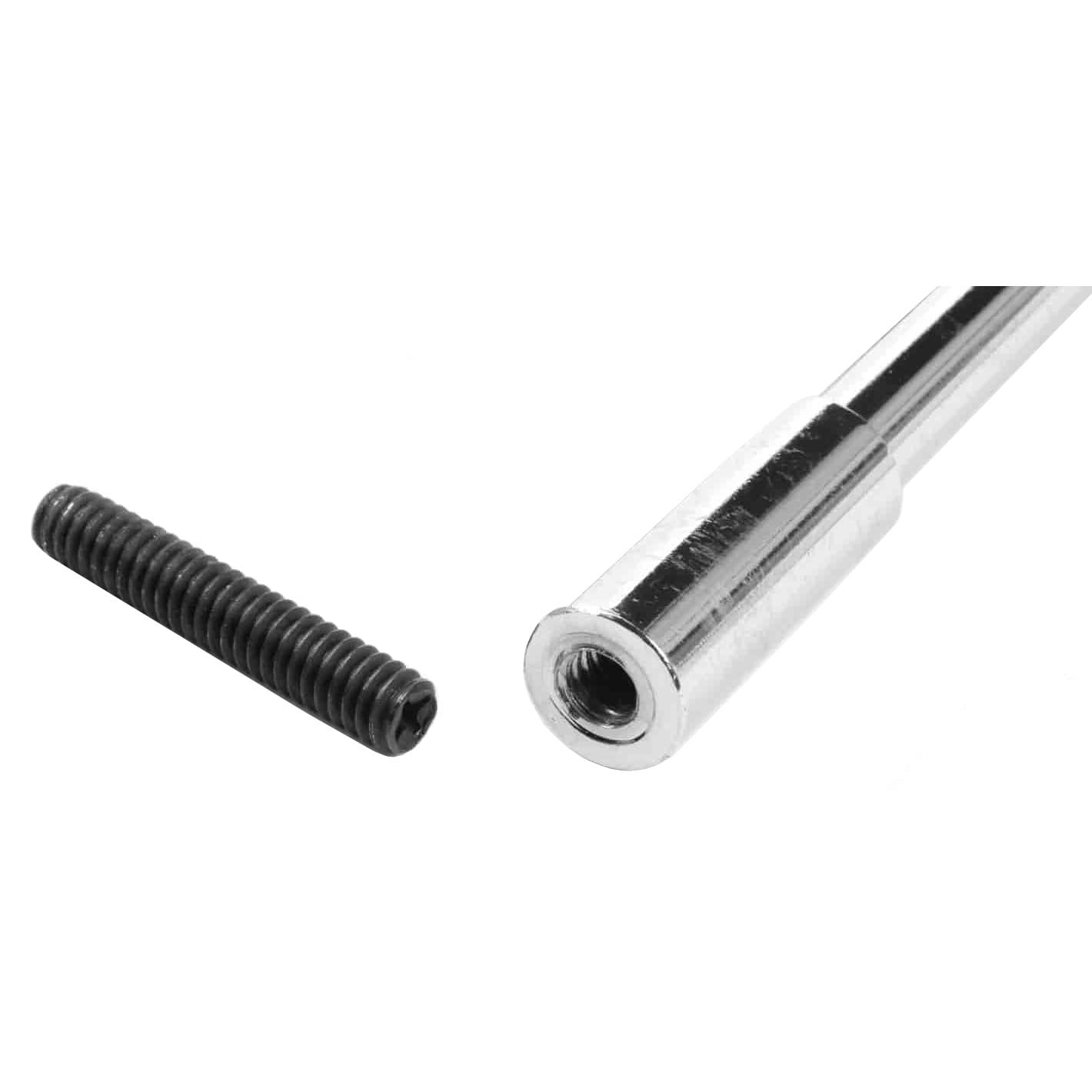 Chrome T-Bar Wing Nuts / Bolts For Valve Covers - 5" Long 1/4"-20 x 1-3/8" - Image 4