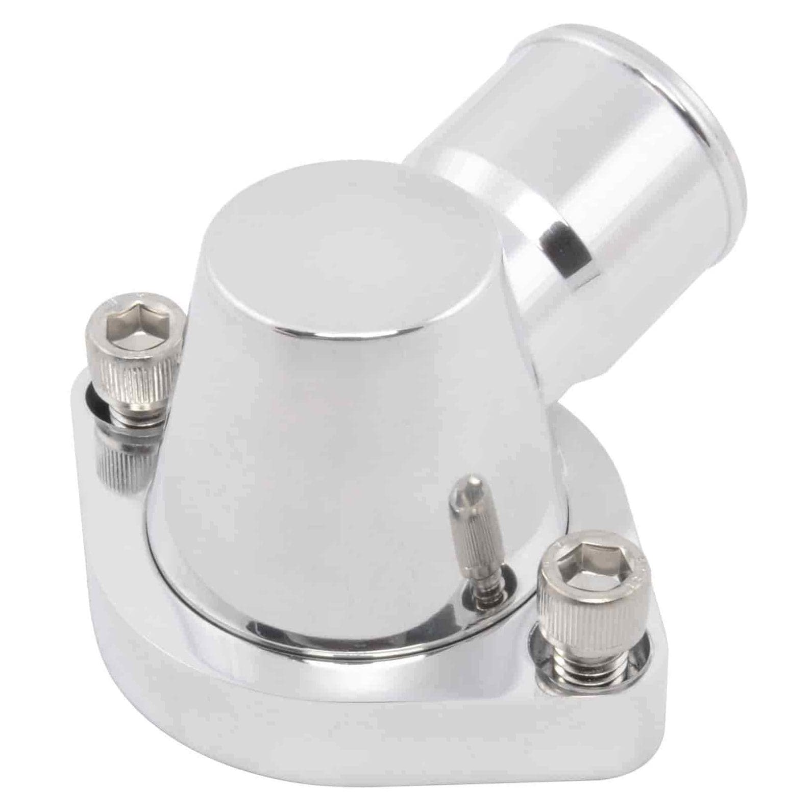 Polished Aluminium O-Ring Style Swivel Water Neck / Thermostat Housing - Pontiac 1964-79 V8 - Image 2