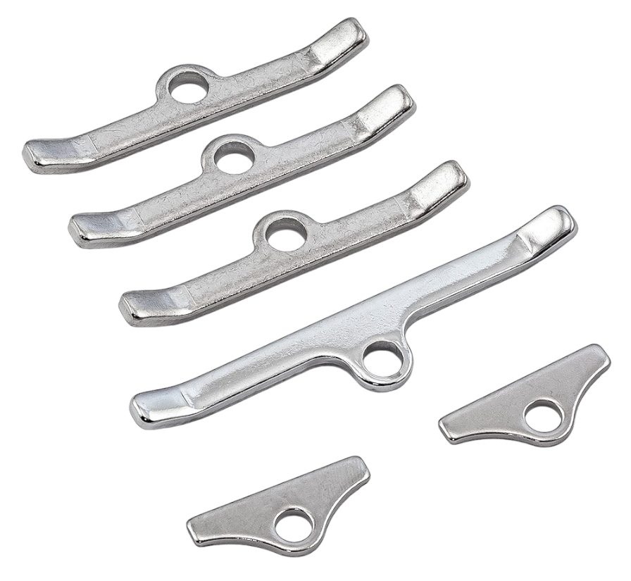 Chrome Valve Cover Spreader Bars Small Block Ford 260305, 351W