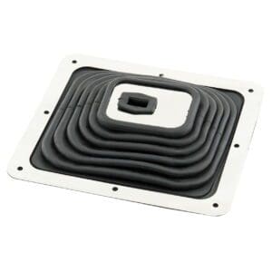 Large Rubber Shifter Boot With Chrome Trim - Fits Most GM Columns