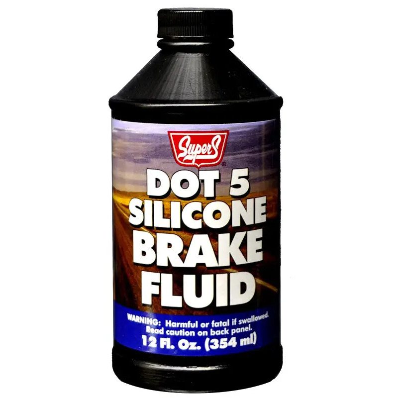 Super S DOT 5 Silicone Brake Fluid, 12 fl. oz / 354ml John Woolfe Racing