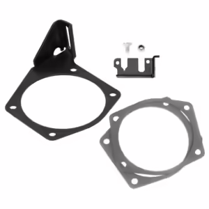 Black Throttle Cable Bracket Kit For GM LS Series