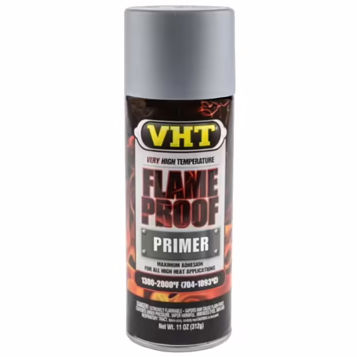 VHT SP100 Flat Grey Flameproof Exhaust Primer Spray Paint
