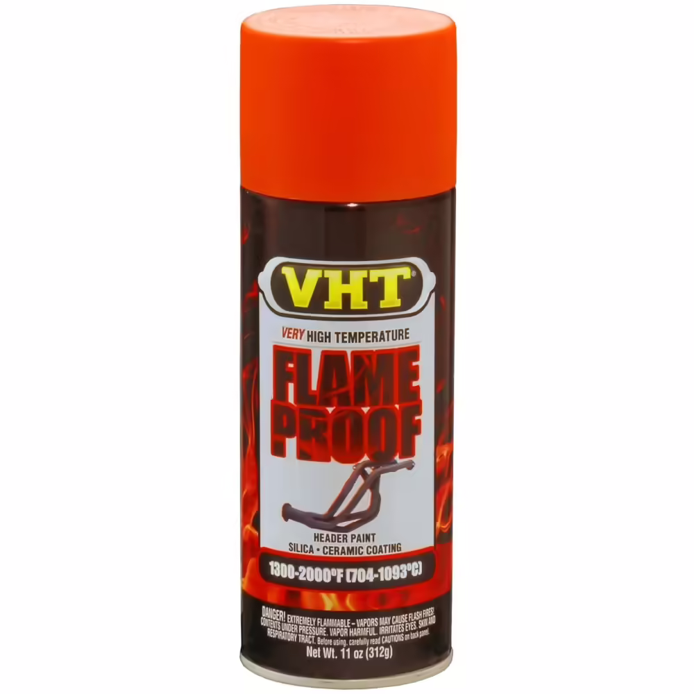 VHT SP114 Flat Orange Flameproof Coating Exhaust Spray Paint