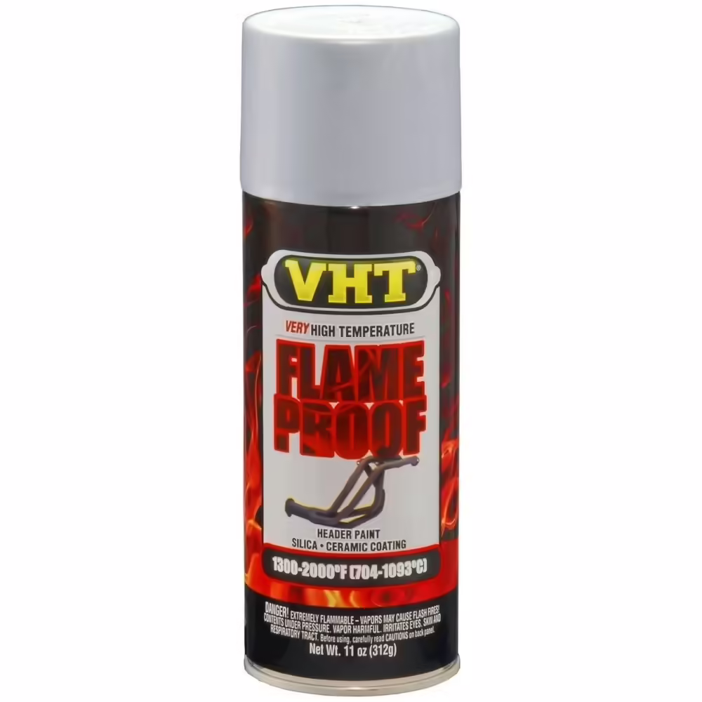 VHT SP117 Flat Aluminum Flameproof Coating Exhaust Spray Paint