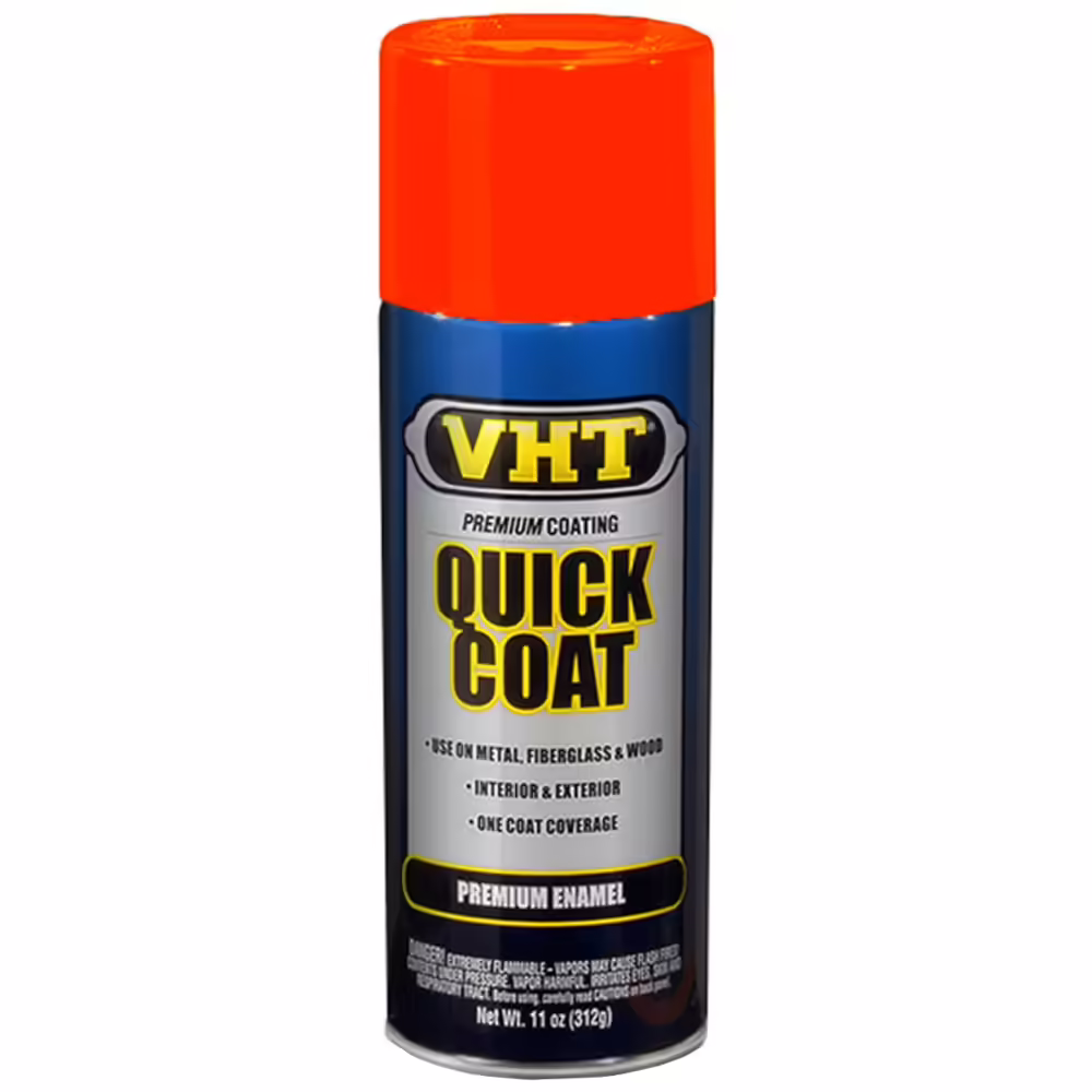 VHT SP503 Bright Orange Quick Coat Enamel Spray Paint