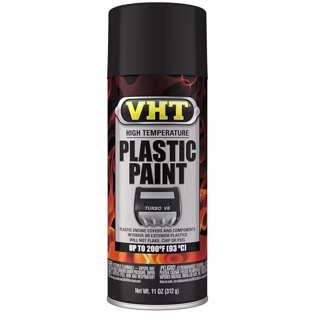 VHT SP820 Matte Black Plastic Spray Paint