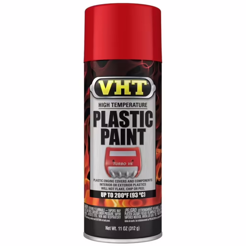 VHT SP821 Gloss Red Plastic Spray Paint