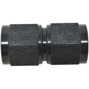 Edelbrock / Russell 640003 -6AN Straight Swivel Coupler Adapter Fitting With Black Finish